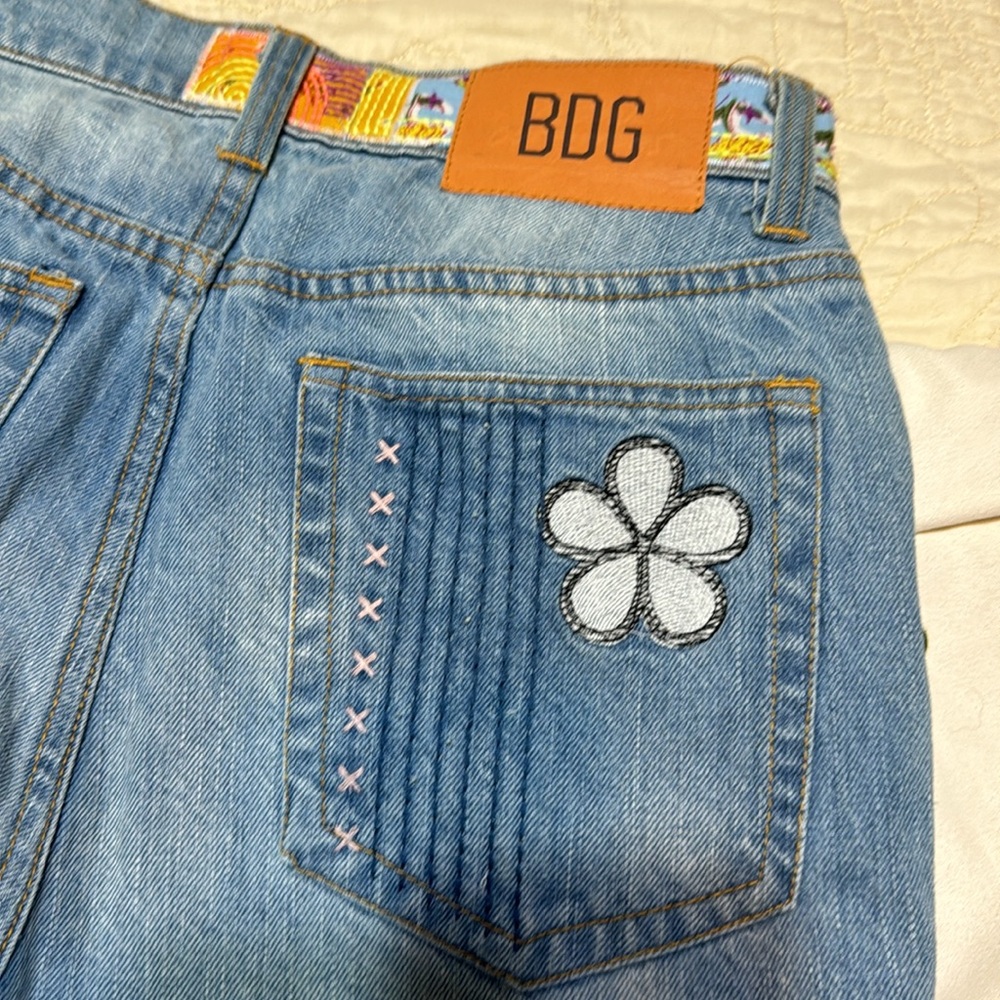 BDG patchwork jeans raw hem - Picture 10 of 10